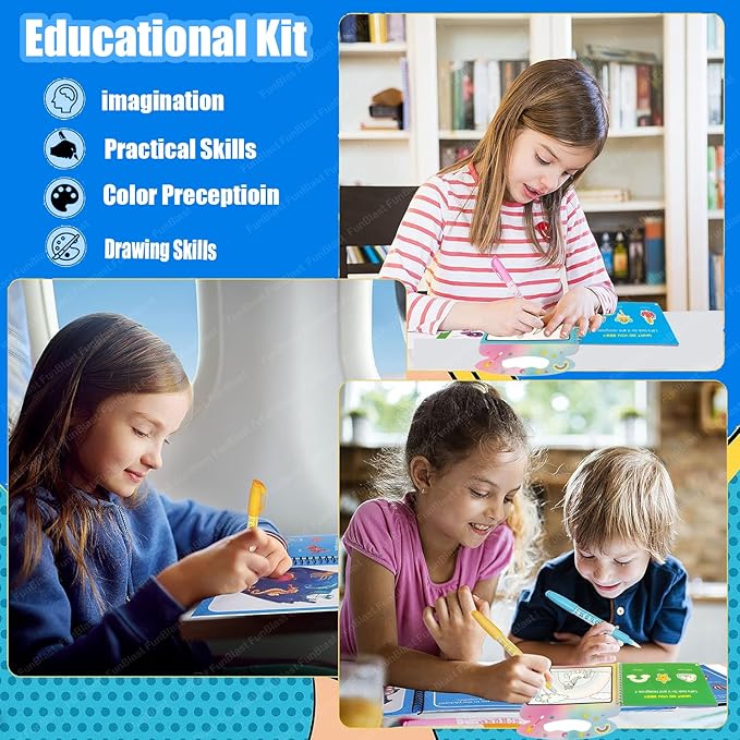 Magic Water Painting Book ( UAE Delivery Time: 1-3 Days )