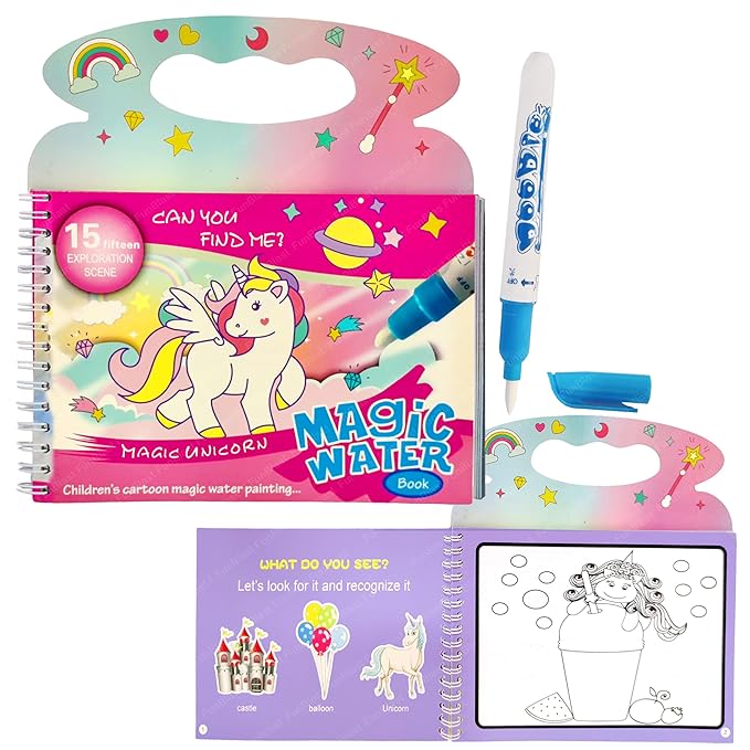 Magic Water Painting Book ( UAE Delivery Time: 1-3 Days )